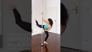 Bored of your go-to moves? Try this exercise & let me know how it went. #pirouette #polemove #shorts