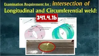 ASME B31.3 Process Piping | Random radiography & Ultrasonic examination | Intersection weld