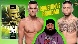 UFC 325: Rowston vs Brundage Breakdown, Prediction, & Pick