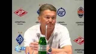 Блохин после матча "Зенит" - ДИНАМО