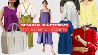 Detail Oriented Sewing Patterns - Pleats, Pin tucks, Ties, and a Free Pattern!