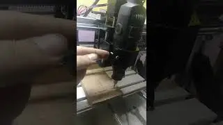 Nâng cấp CNC 3018 lên 37000 vòng phay tranh gỗ khá OK