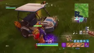 Fortnite Королевская битва. Бургер пошёл в топ !