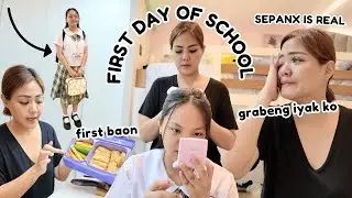 FIRST DAY OF SCHOOL NI ATE AYI! HINDI KINAYA NG OA NA IYAKING NANAY ANG LUNGKOT | AustriaFamilyVlogs