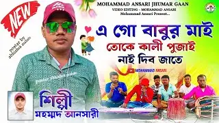 এ গো বাবুর মাই তোকে কালী পুজাই নাই দিব জাতে | Mohammad Ansari Jhumar Gaan | Purulia Jhumur Song
