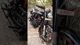 Royal Enfield Classic 350 Reborn Dark Stealth Black #short  #shorts  #bullet  #bulletlover ❤️🔥