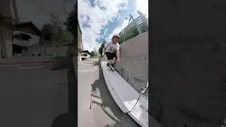 Riding mini pumptrack
