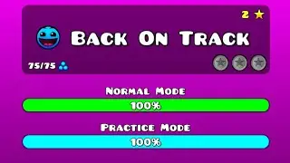 Прохождение уровня Back On Track в Geometry Dash!