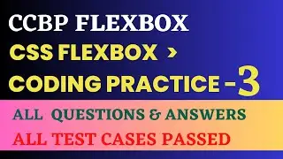 CSS Flexbox | Coding Practice 3 | FLEXBOX | NxtWave | CCBP 4.0