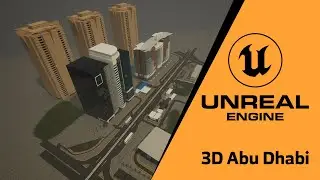 3D street in Abu dhabi