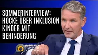 Höcke über Inklusion / Behinderung in der Schule im Sommerinterview