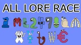 All Lore Racing | Marble Race Alphabet Lore Number Lore Currency Lore