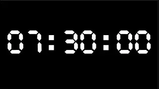 7 Hour Timer Alarm (Countdown Timer)