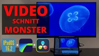 IPAD + Ext-MONITOR = MONSTER im Video Schnitt | DaVinci Resolve + LumaFusion + IOS16.2