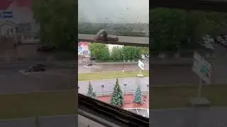 Последствия ливня в Магнитогорске 23.06.2021