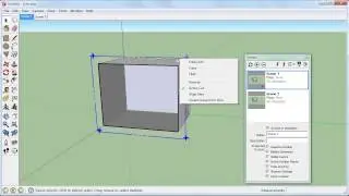 SketchUp: Section Planes Cut View and Scenes