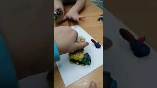 Лепим из пластилина с дошкольниками. Снегоуборочная техника.