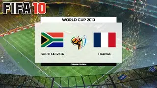 2010 FIFA World Cup South Africa (FIFA 10) - France vs South Africa - Gameplay PS3 HD [RPCS3]