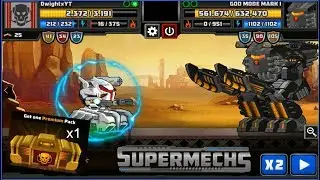 Supermechs⛅ God Mode Mark I 👀 Titan (HARD) R1