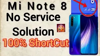 Mi Redmi Note 8 No Service Solution 100% Fix