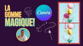 [CANVA 2023] Comment effacer un élément de son design (gomme magique) ✨