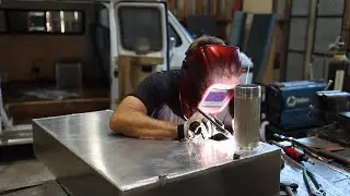 Aluminum Poop Tank for the Camper Van