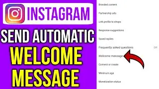 How To Send Automatic Welcome Message on Instagram