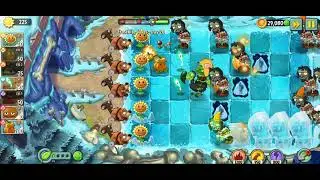 Game Play Plants Vs Zombies2 Frostbite Caves Day 20