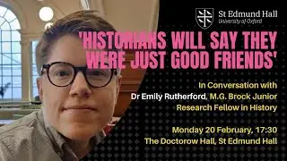 2023 LGBTQIA+ History Lecture: In Conversation with Dr Emily Rutherford