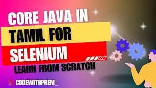Java crash course for selenium | 01 | code with prem 