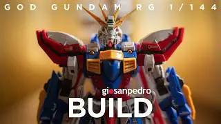 Burning Gundam RG | Satisfying Gunpla Beat Building (ASMR)