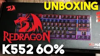 UNBOXING the Redragon K552 TKL 60% Mechanical Keyboard