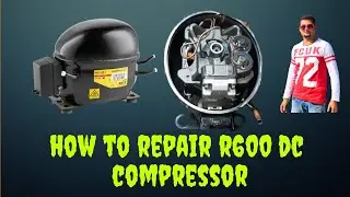 How to repair fridge compressor/r600 dc compressor repair/ low pumping problem