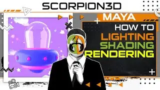 MAYA VRAY RENDERING FOR BEGINNER: LIGHTING AND SHADING SPACESHIP