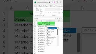 Beispiel Daten in Excel Tabellen schnell generieren #excel #office365