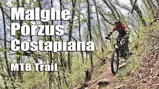 Malghe di Porzus, Costapiana - MTB Trail