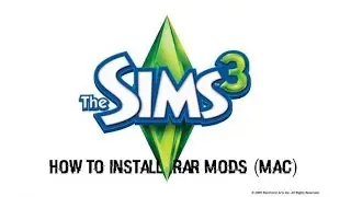 How to Install Sims 3 .rar file mods (Mac)