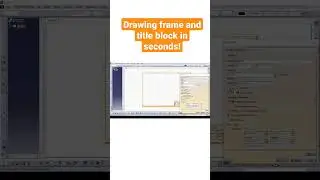 How to create drawing frame and title block in CATIA V5 