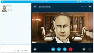 Поздравление с днём рождения для Павла от Путина по скайпу