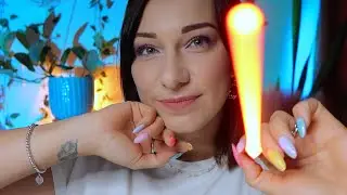 ASMR 🌙 Mouth Sounds & Light Triggers (Hand Movements, Plucking, Echo, Light Sabers)