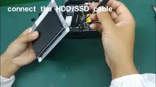 AWOW Mini PC AK34 HDD SSD Installation