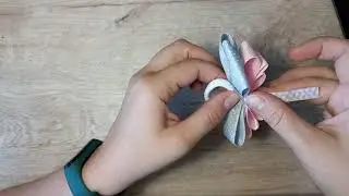 DIY/МК бантик из ленты 4 и 2,5см