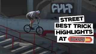 Backyard Jam - Street Best Trick Highlights - Juction4 Round 1 | Ride UK BMX