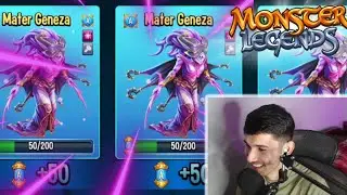 SPENDING OVER 1,000 TICKETS TRYING TO GET MATER GENEZA (NEW ANCESTRAL) | MONSTER LEGENDS