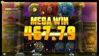 Cash Flip Medusa Slot - 25 Spins Experience