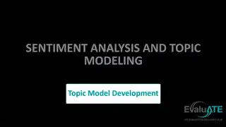 Sentiment Analysis and Topic Modeling- Topic Model Development
