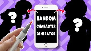✏️RANDOM CHARACTER GENERATOR TELLS ME WHAT TO DRAW✏️