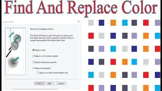 Find and replace Colors Coreldraw Tips & Tricks  by Bnarts