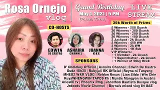 Grand ls birthday may 1,Pa entry all shout out
