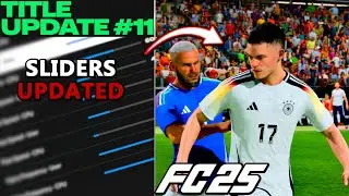 How To Make FC 25 REALISTIC -  FC 25 Title Update 11 Realism Sliders, Settings & Gameplay